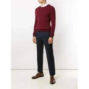 NWOT $248 Hugo Boss Men's Wool Lenon_cyl Dress Pants‎ Navy Blue Career 38x34